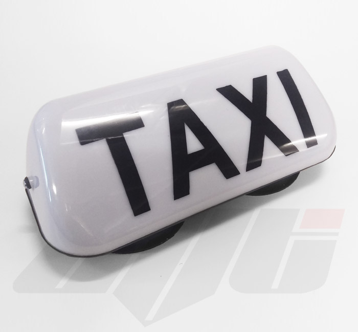 14" LED Taxi Roof Top Sign Light WHITE