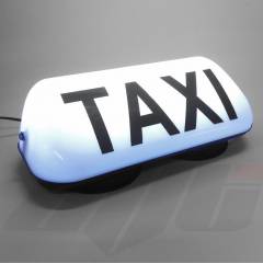 14" LED Taxi Roof Top Sign Light WHITE