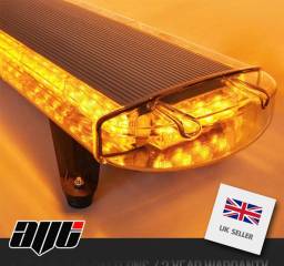 AVT 1200mm 47" LED 12v Amber Recovery Light Bar & Switch Box