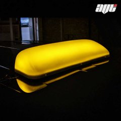 19" LED BLANK Roof Top Sign Light YELLOW / AMBER