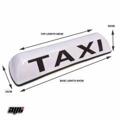 30" LED Magnetic TAXI Roof Sign Light WHITE
