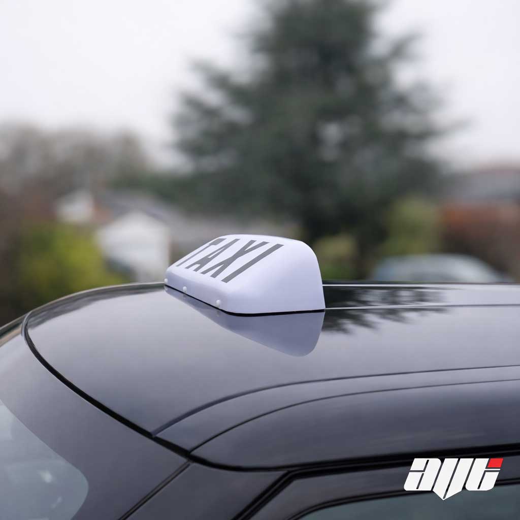 19" LED Taxi Roof Top Sign Light WHITE
