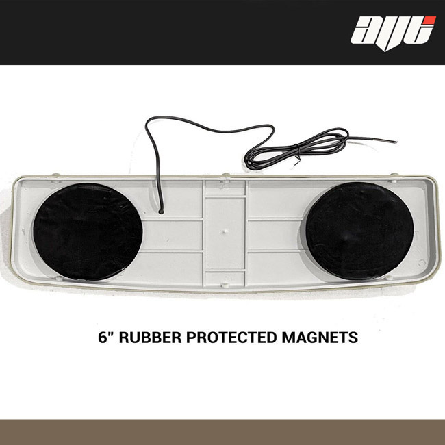 19" LED Taxi Roof Top Sign Light WHITE