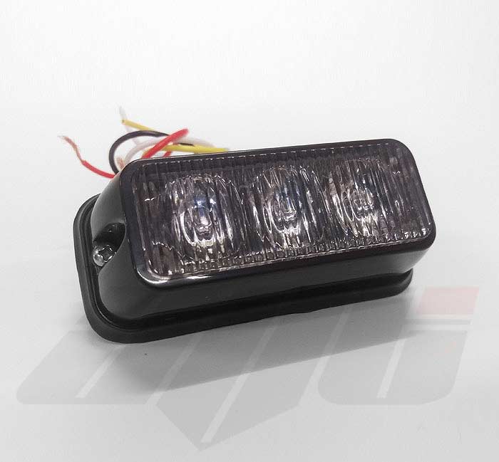 Amber 3 LED Grille or Side Light Module 12v / 24v - Click Image to Close