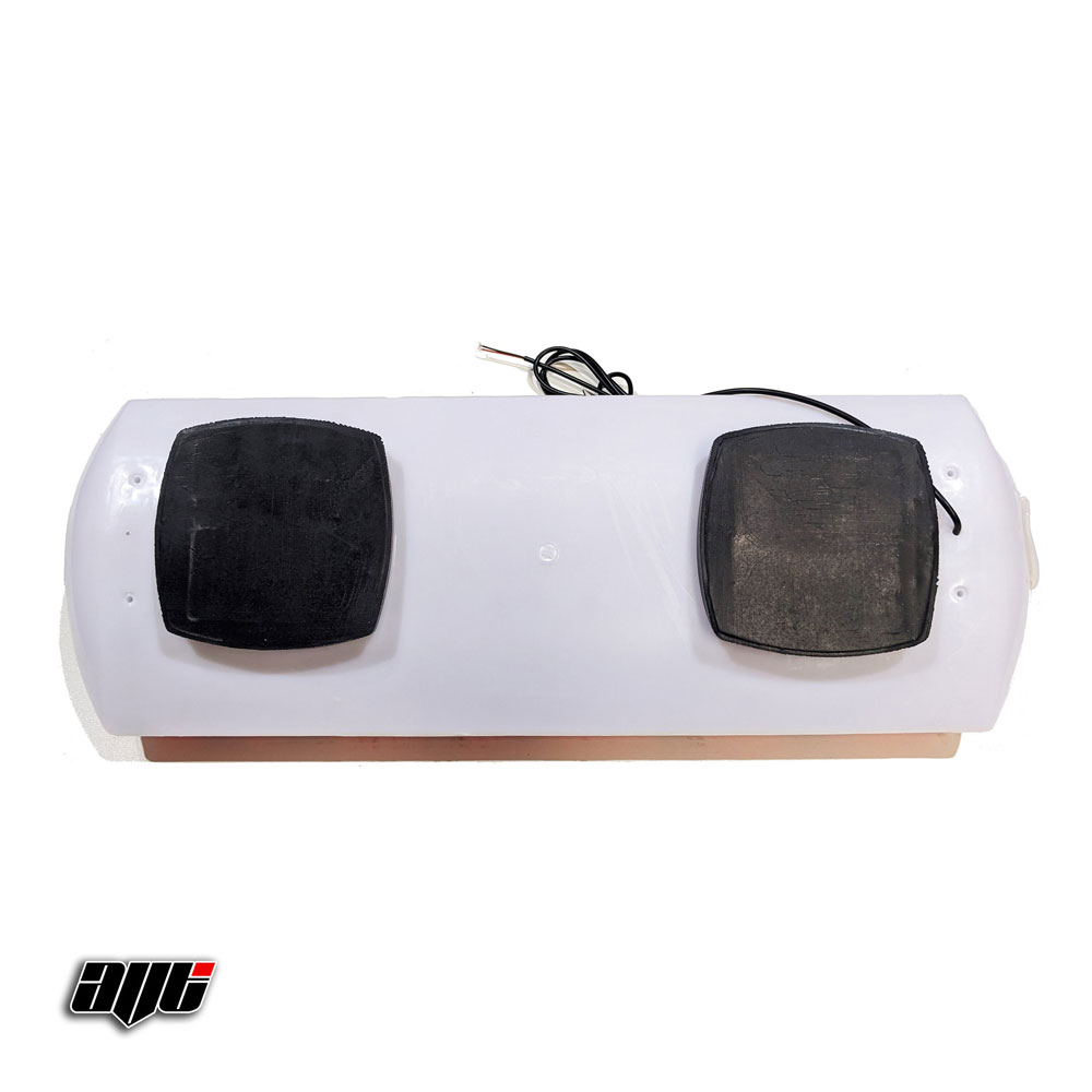 21" LED Magnetic TAXI Roof Top Sign Light WHITE